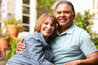 © Monkey Business - Senior couple relaxing in garden