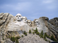 Mount Rushmore With Faces Of American Presidents Dakota