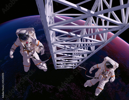 Naklejka samoprzylepna Astronauta