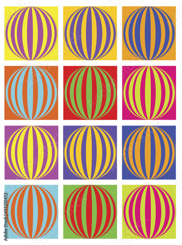 chart of complementary colors buy this stock illustration and