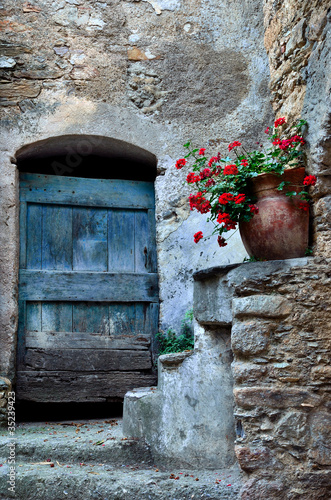 Naklejka na drzwi castelvecchio di rocca barbena (savona)