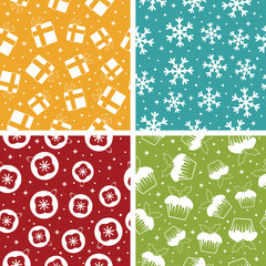 Sticker - christmas patterns