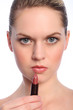 © Darrin Henry - Beautiful make up artist woman with lip stick