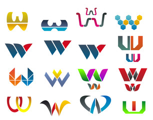 Sticker - Symbols of letter W