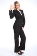 © Darrin Henry - Okay sign by happy young blonde business woman