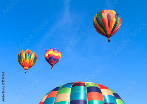 Naklejka samoprzylepna Balony na gorące powietrze