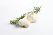 Garlic isolated in white background