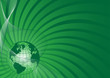 © rodakm - business background with green world globe