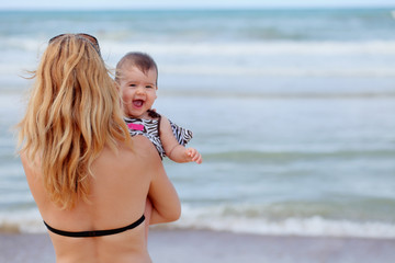 Canvas Print - On the beach