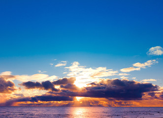 Canvas Print - Night Darkness Ocean