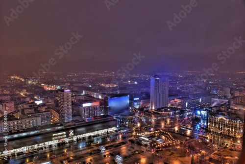 Naklejka samoprzylepna Nocne życie w mieście