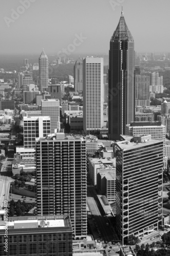 Board z aluminiowym obramowaniem Czarno-biała atlanta