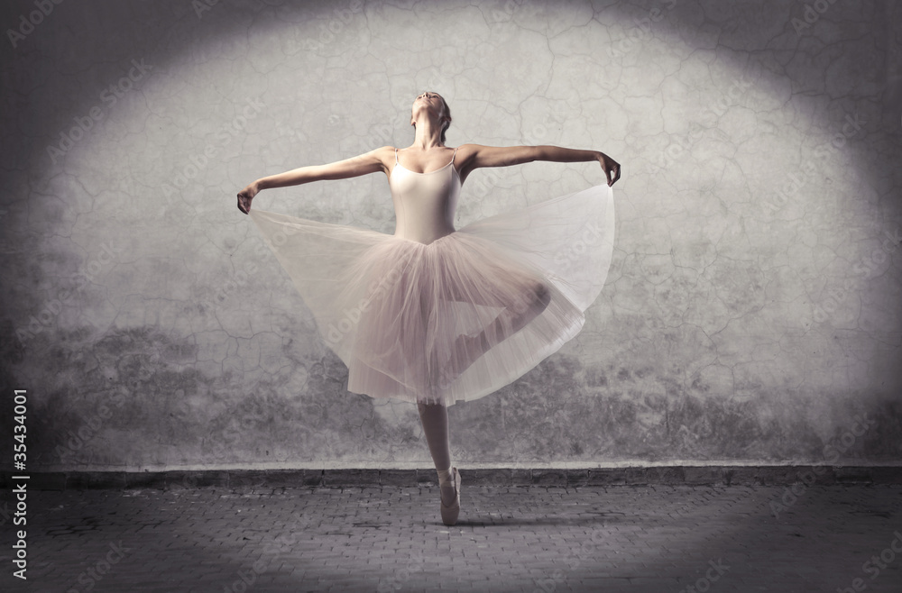 Classic ballerina - obrazy, fototapety, plakaty 