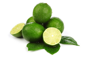 Poster - limes on white