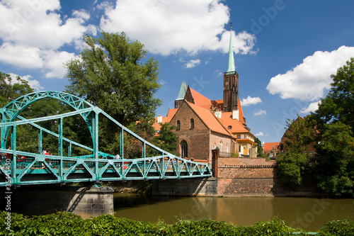 Obraz w ramie Most tumski - Wrocław