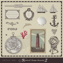 Nautical Design Elements - Set 2