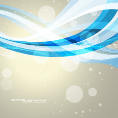 Wall Mural - vector wave