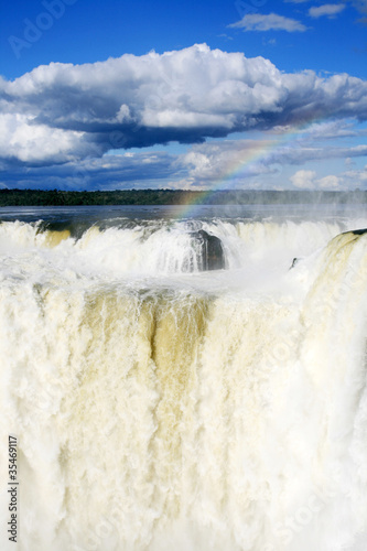 Obraz na płótnie canvas czteroczęściowy "tetraptyk" Foz de iguacu