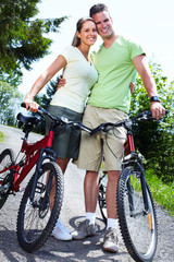 Wall Mural - Riding couple.