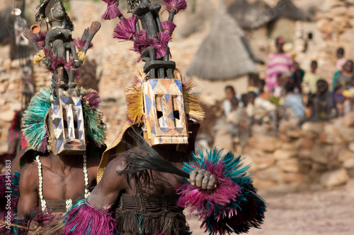 Fototapeta dla dzieci Satibe mask and the Dogon dance, Mali.