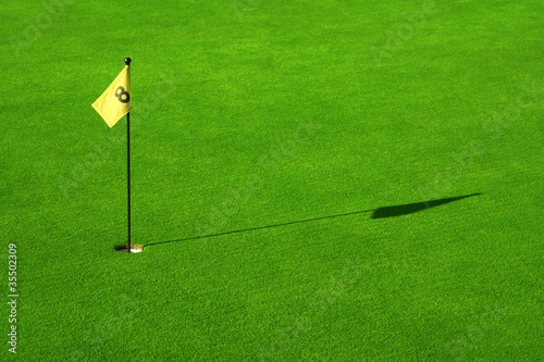 Board z aluminiowym obramowaniem Golfplatz - putting green
