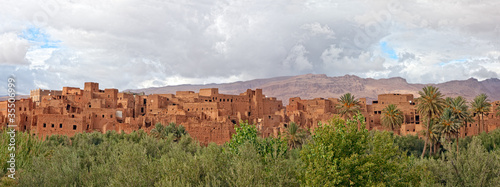 Plakat na papierze fotorealistycznym Maroko, tysiąc stref kasbah