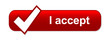 I ACCEPT Web Button (terms and conditions legal agree)