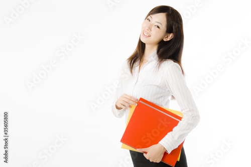 書類を持つ女性社員 Stock Photo Adobe Stock 書類を持つ女性社員 Stock Photo Adobe Stock