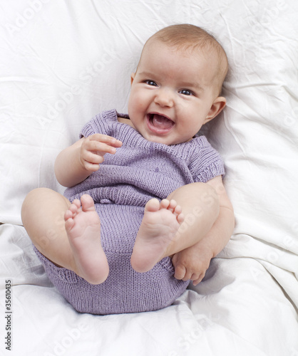 Photo Stock Eclat De Rire De Bebe Adobe Stock