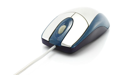 Wall Mural - Computer mouse on a white background