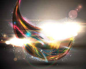 Poster - Associative Modern Abstract Illustration. Vector Background.