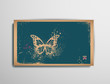 Business/Calling/Visiting Chipboard Card.Butterfly.