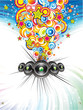 © DavidArts - Bubbles and Music Background