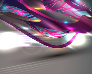 Poster - Modern Abstract Illustration. Vector Background.