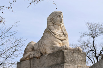 Wall Mural - Egyptian Sphinx in Madrid, Spain