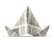 Paper Cap As Origami Handicraft