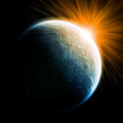 Wall Mural - planet illustration