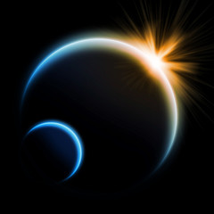 Wall Mural - planet illustration