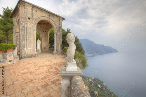 Plakat na papierze fotorealistycznym Wybrzeże Amalfi - ravello