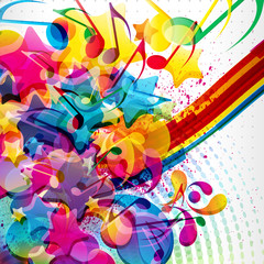 Wall Mural - abstract mixed background