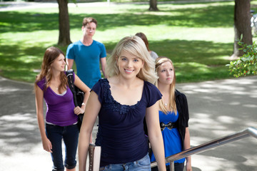 Wall Mural - University Students