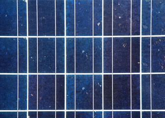 blue solar energy plate detail