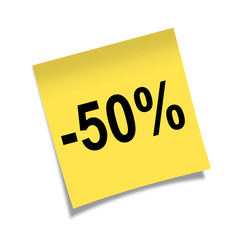 Poster - Post-it descuento -50%