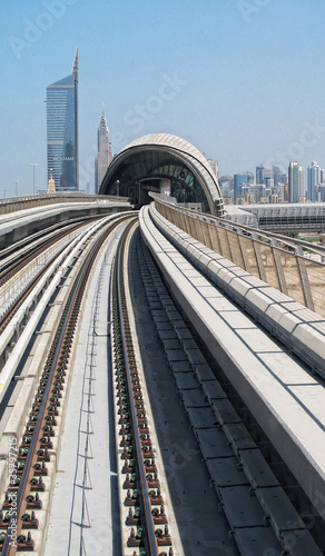 Fotoboard na płycie Metro dubajskie, ZEA
