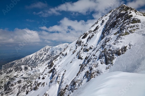Dekoracja na wymiar  osniezone-szczyty-gor