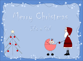 Merry Christmas - It`s a girl