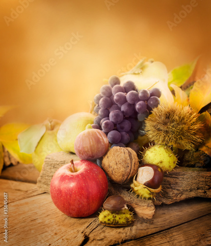 Obraz w ramie Autumn fruit