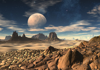 Wall Mural - Fantasy Alien Planet