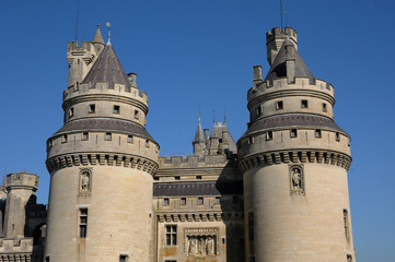 Poster - France, château de Pierrefonds dans l'OIse