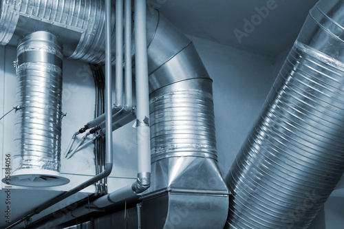 Fotografía System of ventilating pipes